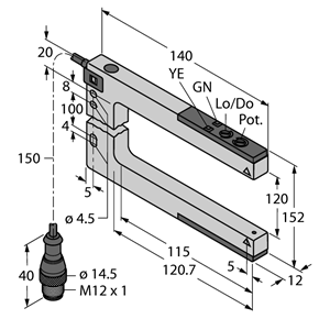 德国TURCK图尔克光电传感器SLM120B6QPM