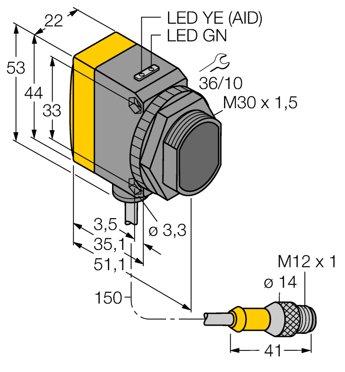 德国TURCK图尔克光电传感器QS30AF600Q