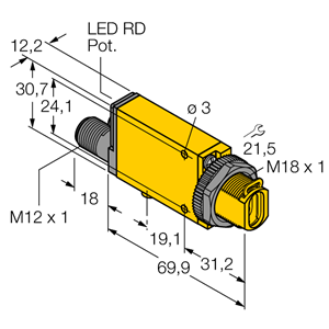德国TURCK图尔克光电传感器SM2A312FVQD
