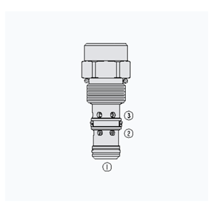 HYDRAFORCE海德福斯PC10-38先导式液压止回阀