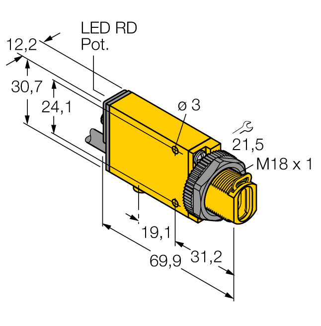 德国TURCK图尔克光电传感器SM2A312FVG