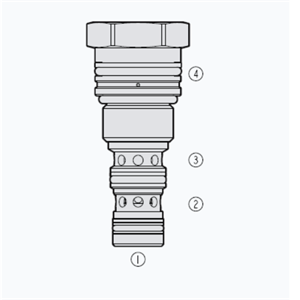 HYDRAFORCE海德福斯HVPR10-E48减压插装阀