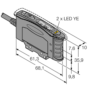 德国TURCK图尔克光电传感器D10INFP