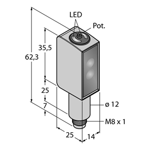 德国TURCK图尔克光电传感器QMH26EPXLPCQ7