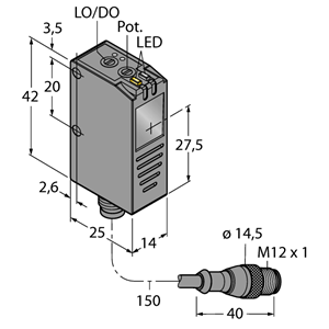 德国TURCK图尔克光电传感器Q26PXLPQ5