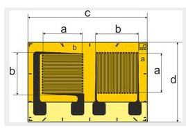 德国HBM带焊盘T型应变花1-XY3x-0.6/120#