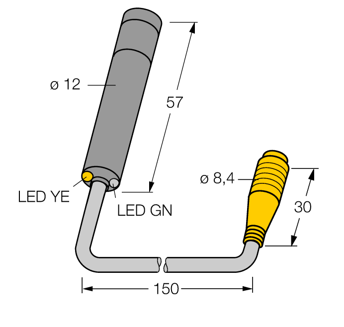 德国TURCK图尔克光电传感器M126E2LDQ