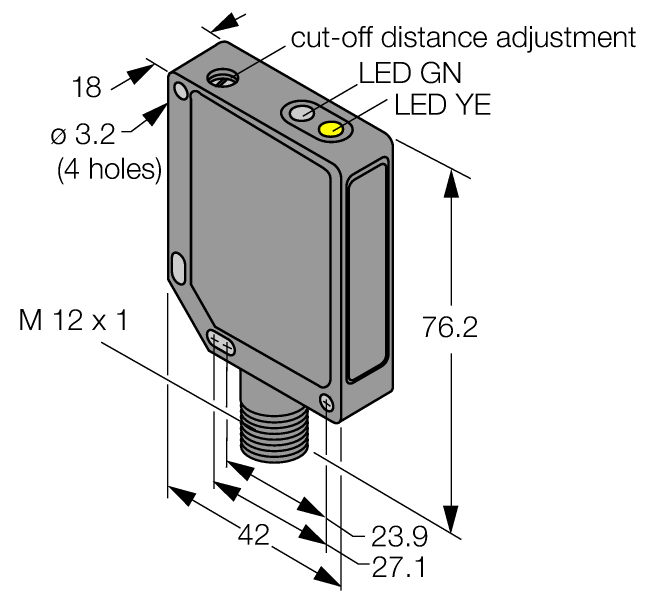 德国TURCK图尔克光电传感器QMT42VN6FF2000Q