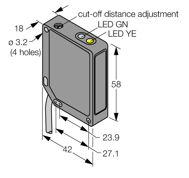 德国TURCK图尔克光电传感器QMT42VN6AFV400