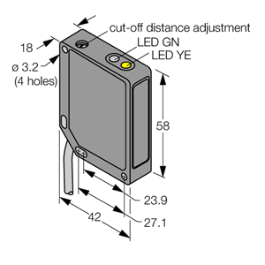 德国TURCK图尔克光电传感器QMT42VN6AFV400