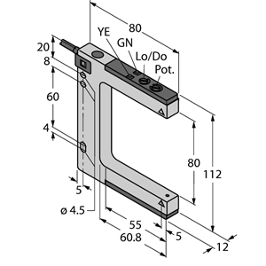 德国TURCK图尔克光电传感器SLM80B6 W/30