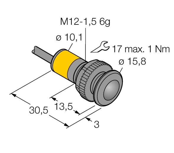 德国TURCK图尔克光电传感器SB12TE1