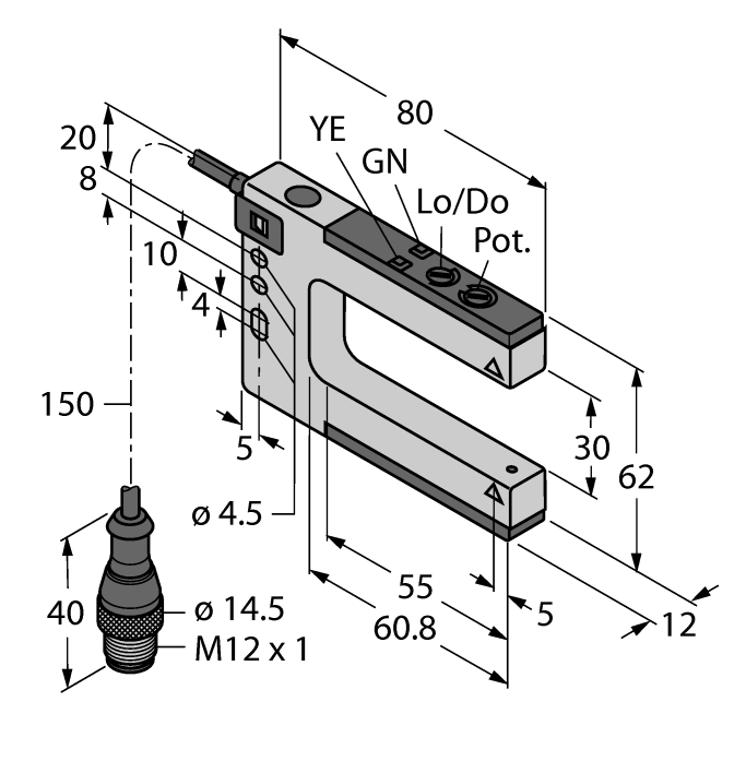 德国TURCK图尔克光电传感器SLM10B6QPMA