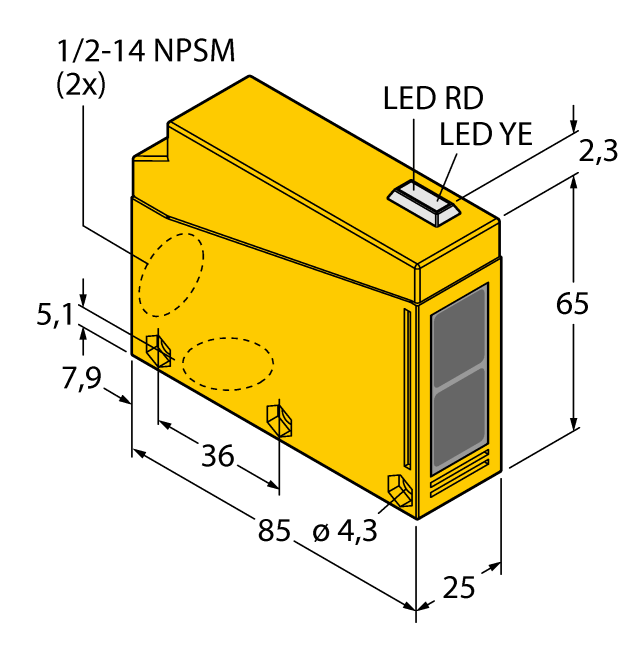 德国TURCK图尔克光电传感器Q853E-B