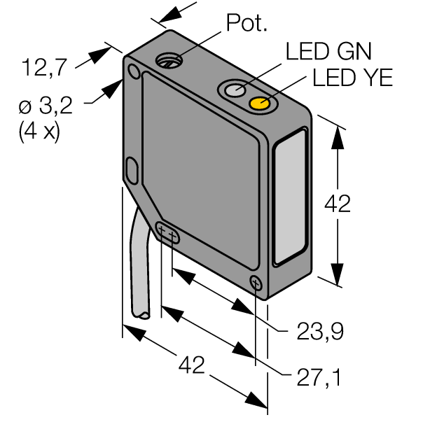 德国TURCK图尔克光电传感器QM42VN6LP W/30