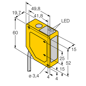 德国TURCK图尔克光电传感器Q50BI