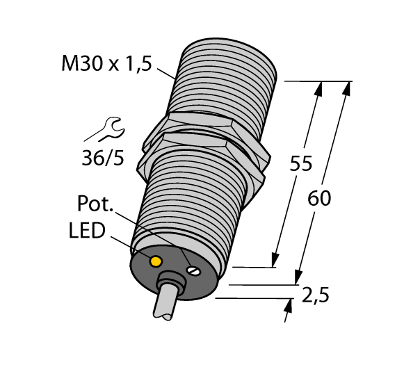 德国TURCK图尔克电容式传感器BC10-M30K-VN4X