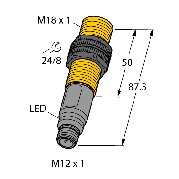 德国TURCK图尔克电容式传感器BCT5-S18-UN6X2-H1151