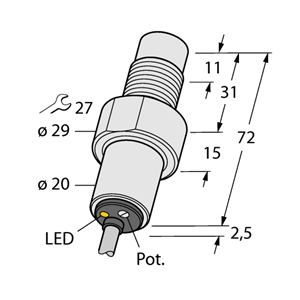 德国TURCK图尔克电容式传感器BC5-S185-AP4X-0.2-RS4T