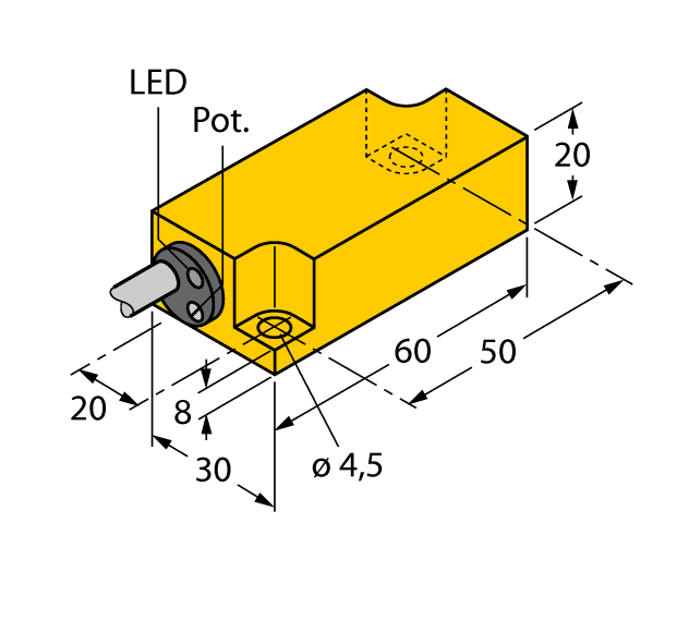 德国TURCK图尔克电容式传感器BCF10-Q20L60-RP4X