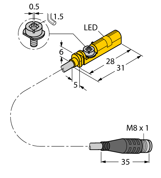 德国TURCK图尔克磁场传感器BIM-UNT-AP6X-0,3-PSG3S