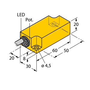 德国TURCK图尔克电容式传感器BCF10-Q20L60-RP4X