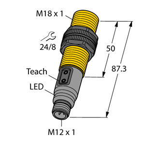 德国TURCK图尔克电容式传感器BCT5-S18-UN6X2T-H1151