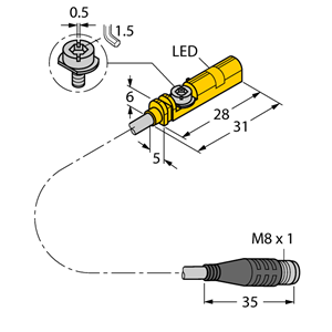 德国TURCK图尔克磁场传感器BIM-UNT-AP6X-0,3-PSG3S