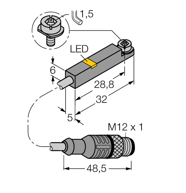 德国TURCK图尔克电容式传感器BIM-INT-Y1X