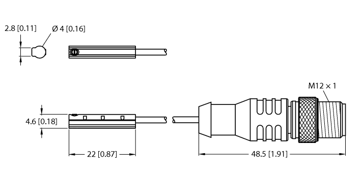 德国TURCK图尔克电容式传感器BIM-UNC-AN6X-0.3-RS4