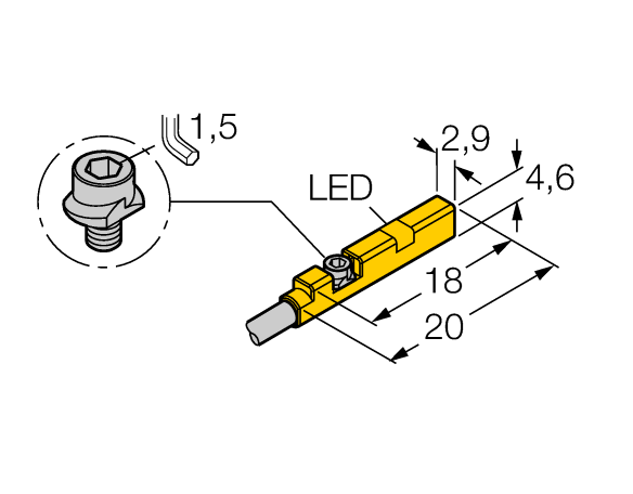 德国TURCK图尔克磁场传感器BIM-UNR-AP6X 7M