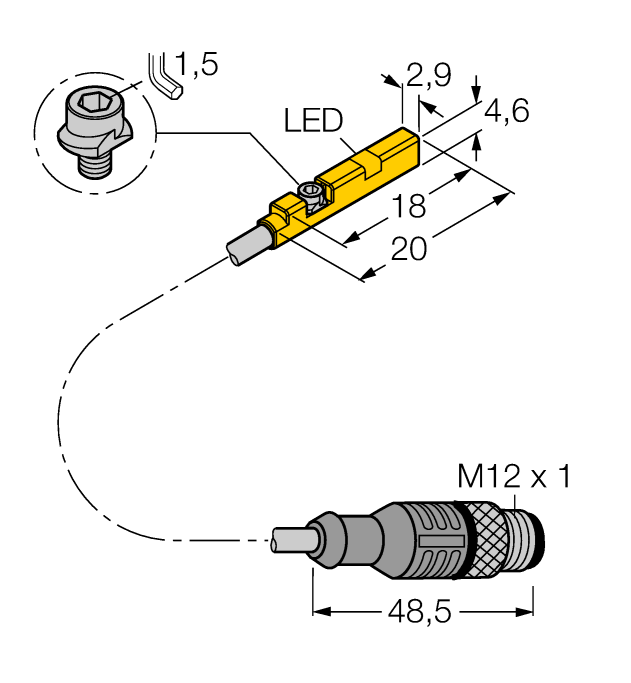 德国TURCK图尔克电容式传感器BIM-UNR-AN6X-0.3-RS4