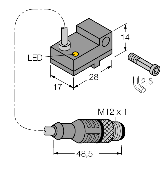 德国TURCK图尔克电容式传感器BIM-NST-AP6X-0.3XOR-RS4/S34