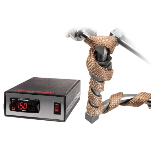 美国BRISKHEAT SDXKA-BWH051100LD 带PID温度控制器高瓦数重绝缘加热胶带