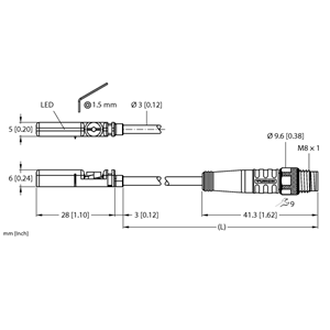 德国TURCK图尔克电容式传感器BIM-UNT-AP6X-0.3-PSG3M/S1139