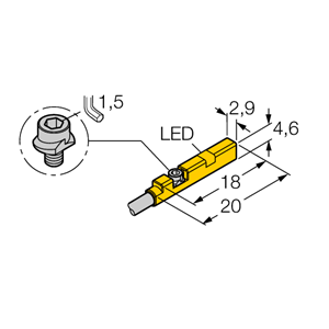 德国TURCK图尔克磁场传感器BIM-UNR-AN6X