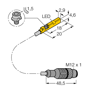 德国TURCK图尔克电容式传感器BIM-UNR-AN6X-0.3-RS4