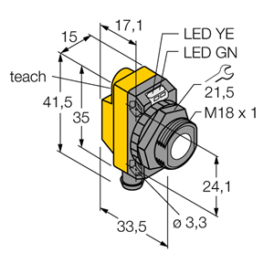 德国TURCK图尔克超声波传感器QS18UPAQ7
