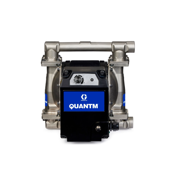 美国GRACO固瑞克 QUANTM i30、1 英寸 NPT、不锈钢电动隔膜泵、FluxCore 驱动器、240 VAC 1Φ、AL 中心体、SP 阀座、SP 阀球、SP 隔膜 TE30-0180