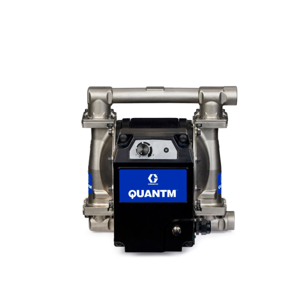 美国GRACO固瑞克 QUANTM i30、1 英寸 BSPT、不锈钢电动隔膜泵、FluxCore 驱动器、240 VAC 1Φ、铝制中心体、SS 阀座、SS 阀球、PS 隔膜 TE30-0182