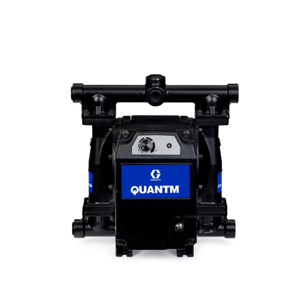 美国GRACO固瑞克 QUANTM i30、1 英寸 NPT、铝制电动隔膜泵、FluxCore 驱动器、240 VAC 1Φ、铝制中心体、AC 阀座、SP 阀球、SP 隔膜 TE30-0250