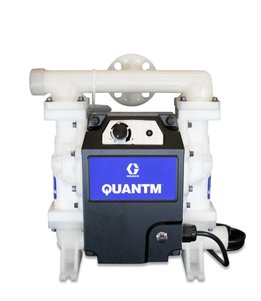 美国GRACO固瑞克 QUANTM i30、1 英寸法兰、聚丙烯电动隔膜泵、FluxCore 驱动器、240 VAC 1Φ、铝制中心体、PP 阀座、SP 阀球、SP 隔膜 TE30-0268