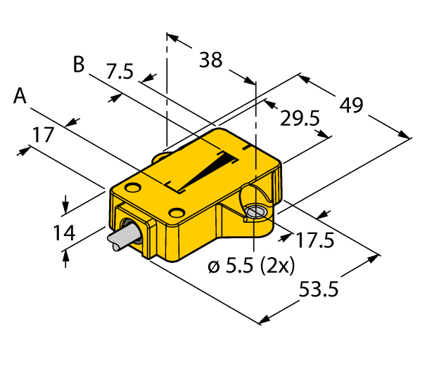 德国TURCK图尔克线性位置传感器LI25P1-QR14-LU4X2/S97