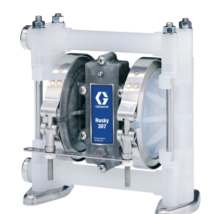 美国GRACO固瑞克Husky 307 聚丙烯 3/8 英寸(9.52 毫米)NPT 标准泵 D32977