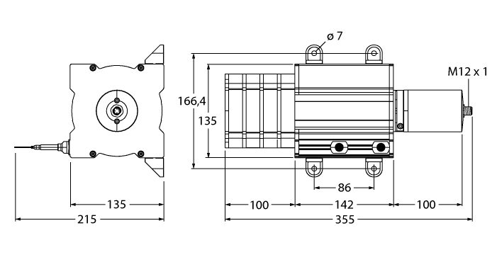 德国TURCK图尔克线性位置传感器DW40000-135-PA-H1441