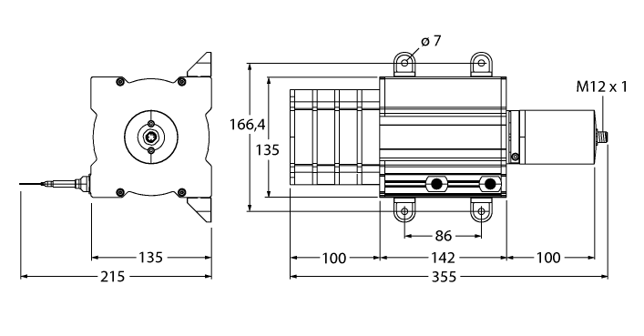 德国TURCK图尔克线性位置传感器DW30000-135-7E-H1441