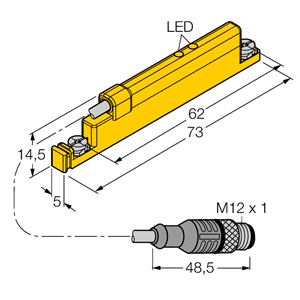 德国TURCK图尔克线性位置传感器WIM45-UNTL-LIU5X2-0.3-RS4