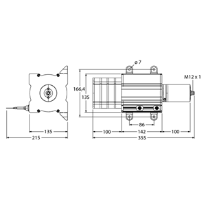 德国TURCK图尔克线性位置传感器DW30000-135-7E-H1441
