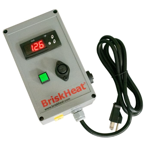 美国BRISKHEAT TTD175-K120 户外用数字开关温度控制器