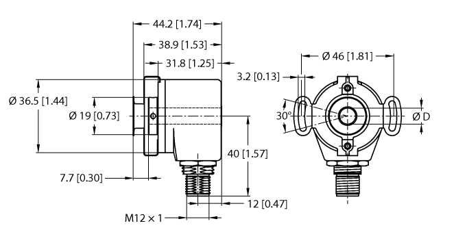 德国TURCK图尔克非接触式编码器REI-05IA0E-2H1024-H1181